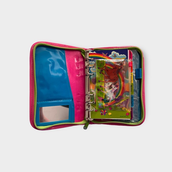 Lisa Frank With Rainbow Chaser Horse Planner Organizer Vintage - Picture 2 of 5